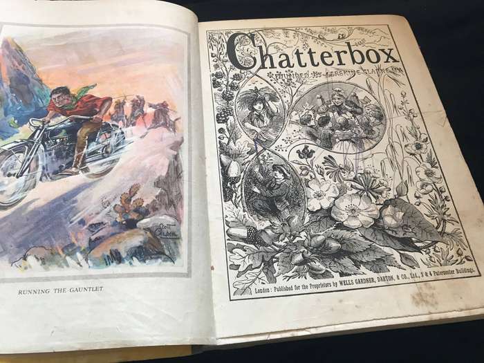 Chatterbox: 1925" ANTIQUE childrens book 1924 book is 101 Years Old
