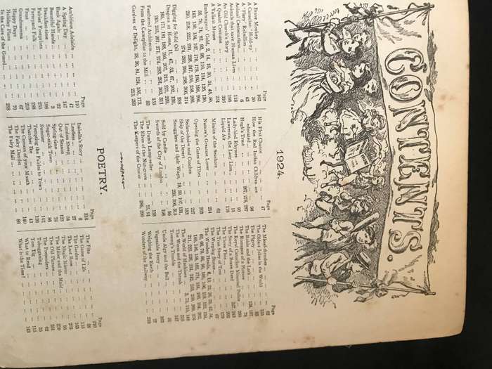 Chatterbox: 1925" ANTIQUE childrens book 1924 book is 101 Years Old