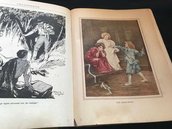 Chatterbox: 1925" ANTIQUE childrens book 1924 book is 101 Years Old