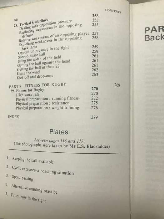 Total Rugby: Fifteen-man Rugby for Coach and Player Hardcover 1978
