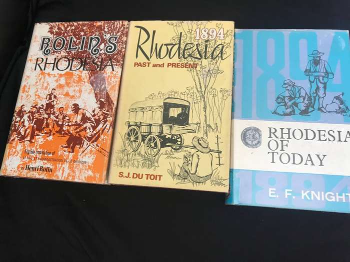 Rhodesia books x3