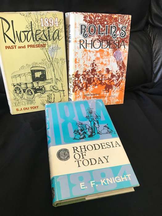 Rhodesia books x3