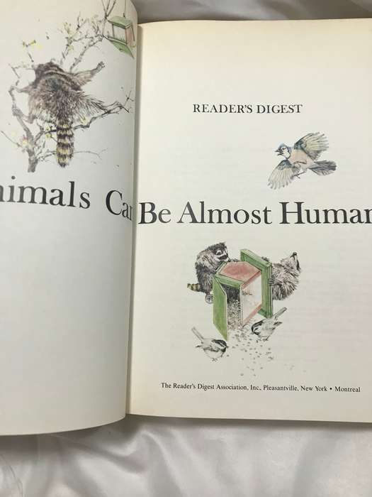 Animals can be almost human kids book