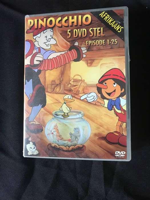Pinocchio (Afrikaans) DVD set Episodes 1-25