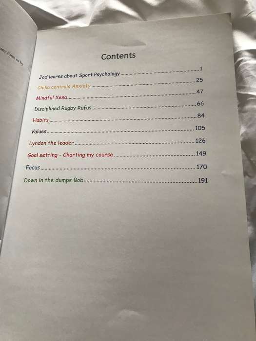 Sport Psychology for children A textbook manual using stories to teach mental concepts Dr D Bouah