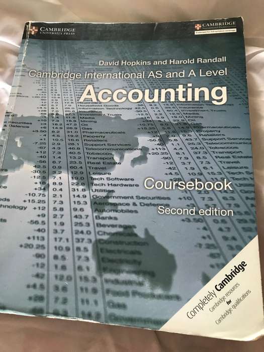 CAMBRIDGE INTERNATIONAL AS & A LEVEL ACCOUNTING COURSEBOOK (2ND EDITION)