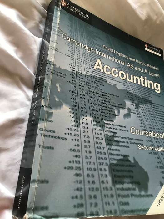CAMBRIDGE INTERNATIONAL AS & A LEVEL ACCOUNTING COURSEBOOK (2ND EDITION)