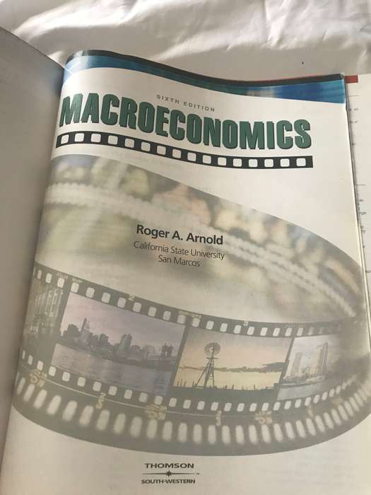 MACROECONOMICS 6th Edition Roger A Arnold