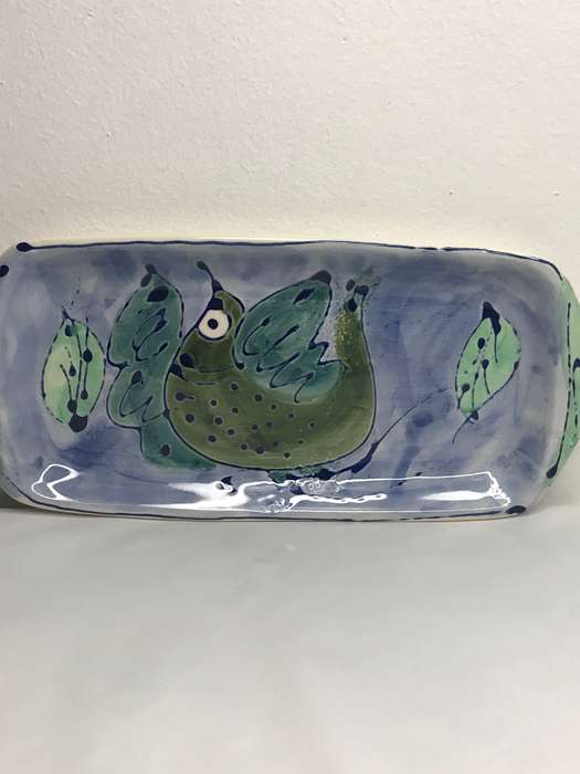 Ceramic Hand Painted Serving Dish