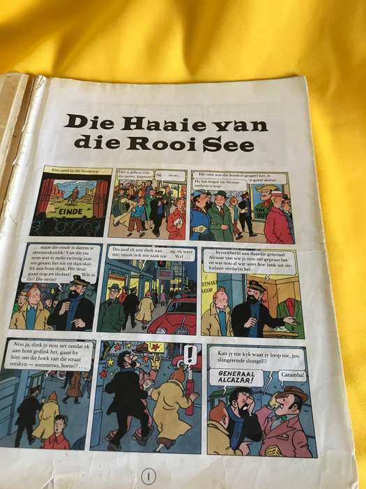 Kuifie: Die Haaie van die Rooi See 1992 Herge