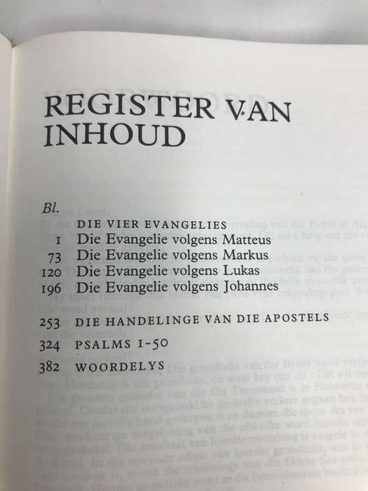 Bybel Die Blye Boodskap 1977 Tweede Uitgawe Tweede Druk