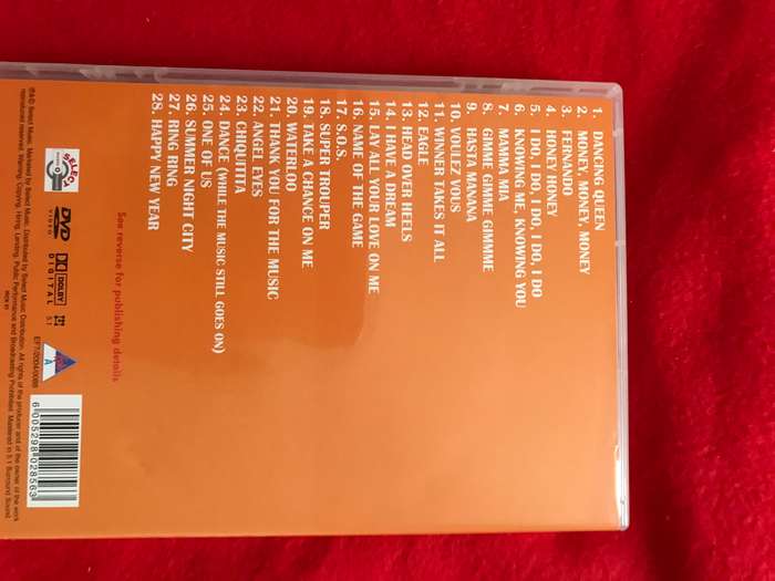 ABBA Karaoke hits DVD