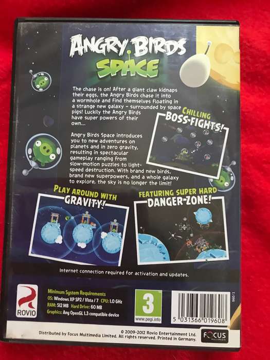 Angry birds Space PC CD ROM