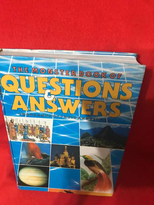 The Monster Book of Questions and Answers Hardcover thousands of facts and figures