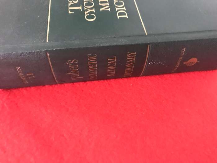 Tabers Cyclopedic Medical Dictionary 11th Edition Clarence W Taber