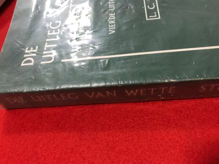 Die Uitleg van Wette 4de uitgawe L C Steyn
