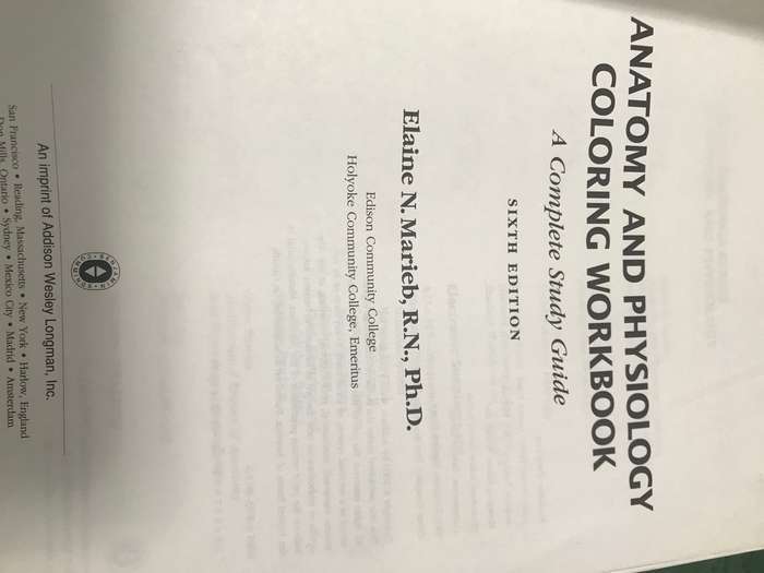 Anatomy And Physiology Coloring Workbook 6 edition by Elaine N Marieb