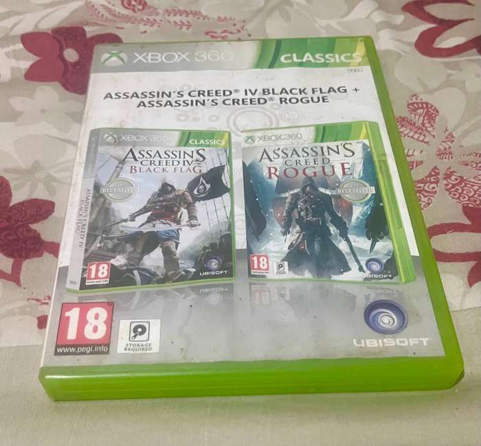 2 in 1: Assassin's Creed IV: Black Flag + Assassins Creed Rogue - Classics (Xbox 360)