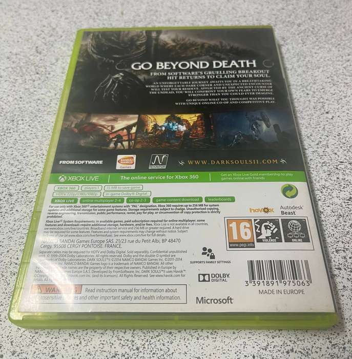 Dark Souls II in Good Condition (Xbox 360)