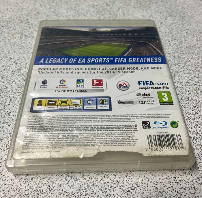 Fifa 19 in Good condition (PS3) - RARE!!