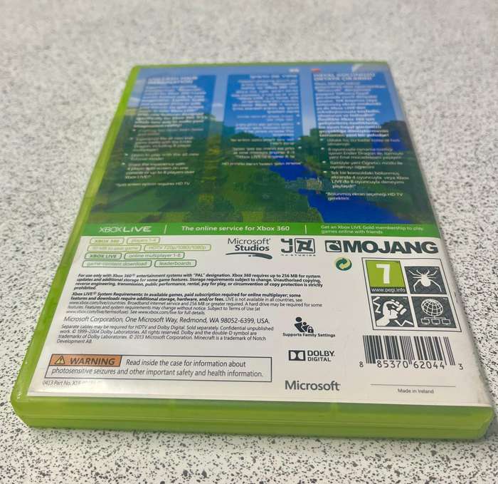 Minecraft in Very Good Condition (Xbox 360)