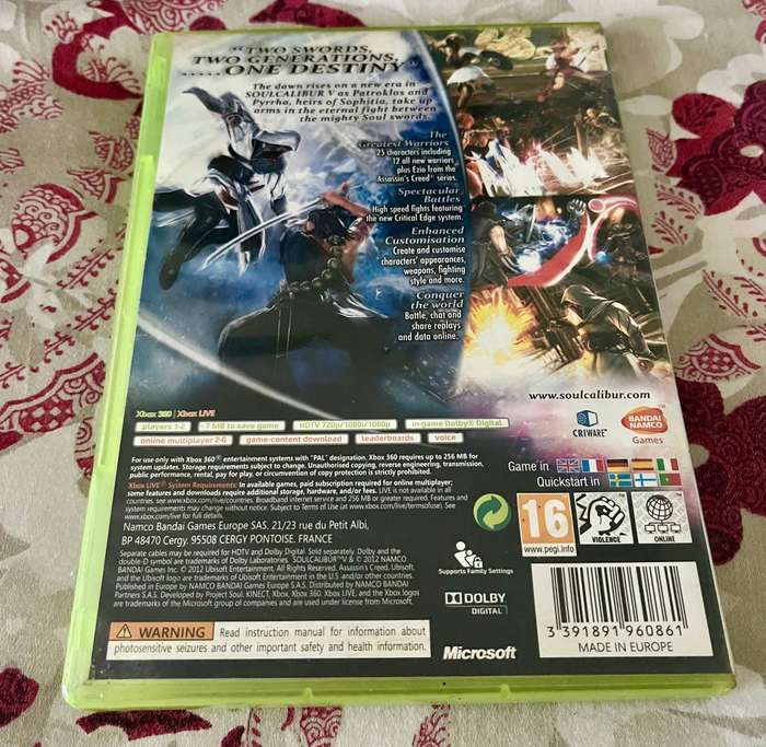 Soul Calibur V in Very Good condition (Xbox 360)