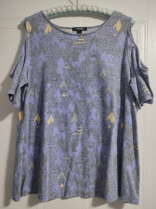 Ladies open shoulder top