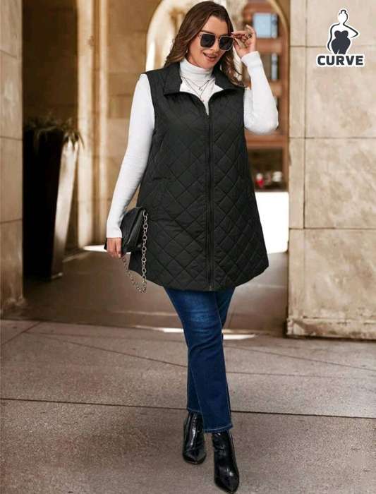 Ladies fluffy winter jacket