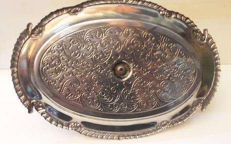 Oval Tray / Plate with Handel 24 cm x 16 cm