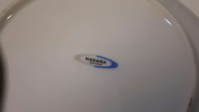 Nagara  Three Side Plates and one Saucer