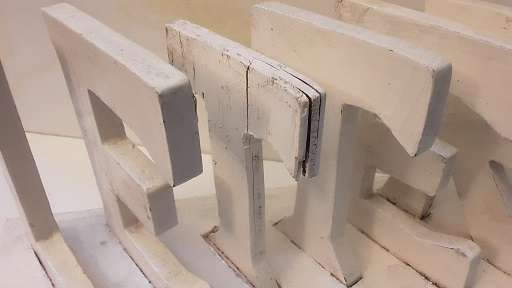 Wood Letter Book Stand Holder  32 cm x 15 cm