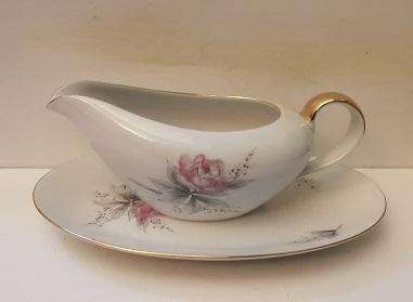 Westminister Australia Fine Porcelain Gravy Boat Jug and Plate