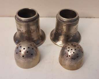 W&H Sheffield Salt and Pepper Shakers