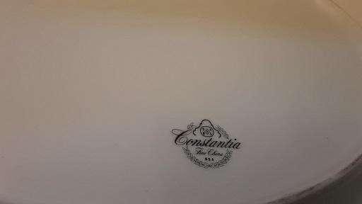 Constantia  Oval Platter Plate 33 cm x 25 cm , Red Rose Pattern