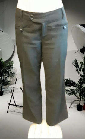 Massumi  Black Polyester Label Size 12 / 36 Pants