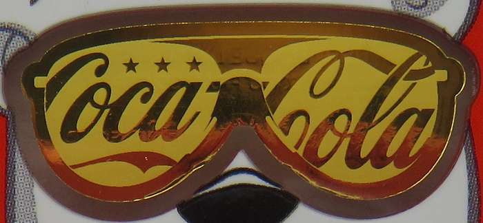 Coca Cola Sunglasses-  1/1000 Oz Gold: 3000 Francs Republic of Chad . With Certificate Attached