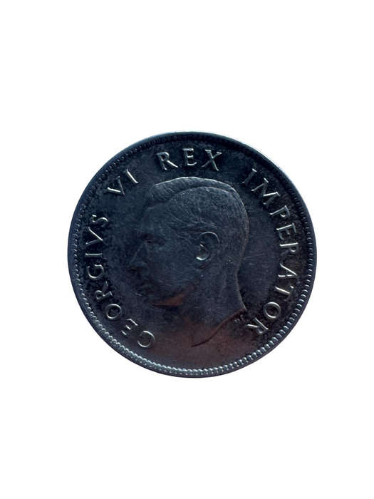 1937 South Africa Union Silver 2 Shillings