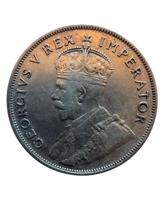 1932 South Africa Union 2 Shillings Silver Florin -  George V