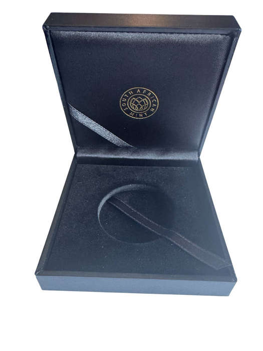 Stunning Original SA Mint Box For 2oz  Holds Encapsuled Two Ounce Coin Gold or Silver
