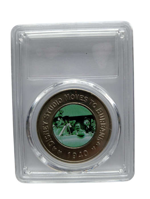 1940 Disney Decades Collectable Token -The Forties- 1940 Studio Moves To Burbank