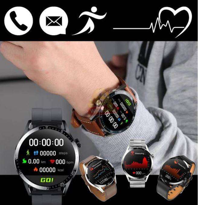 Modern Design Smart Watch with 3 Straps and plenty functions and features