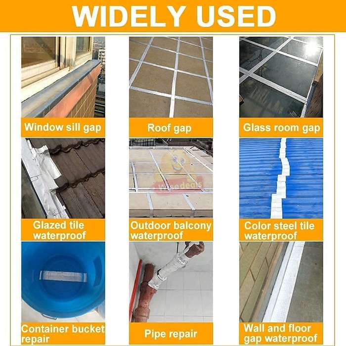 Super Strong Waterproof and Heat-Resistant Sealant Tape Covered with Aluminium Foil