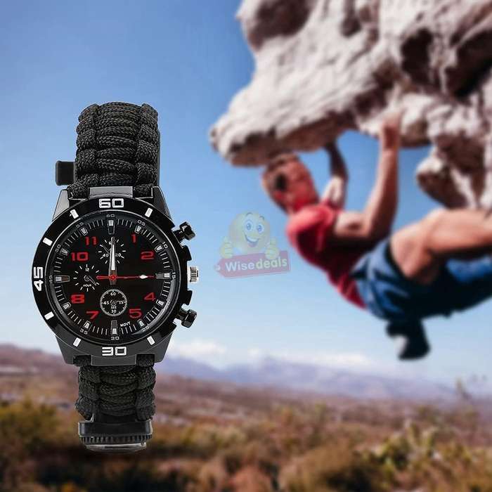 Survival Watch with lots of Features and Accessories