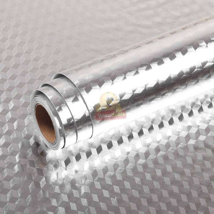 600cm X 200cm Self-adhesive Aluminium Foil Sticker Roll