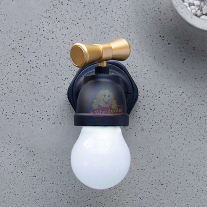 Wall Mount Tap Shape Intelligent Sensor Voice Control Night Light