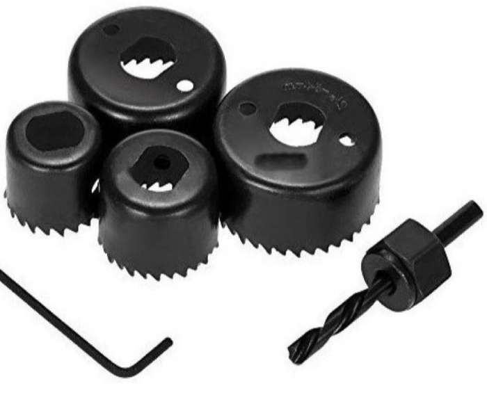 6 Piece Hole Saw Set