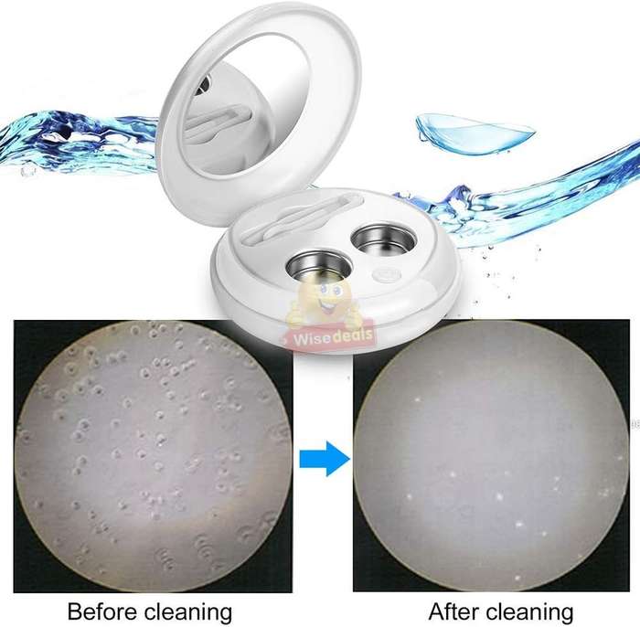 High-Frequency Ultrasonic Contact Lens Cleaner  Suitable for all Types of Contact Lenses