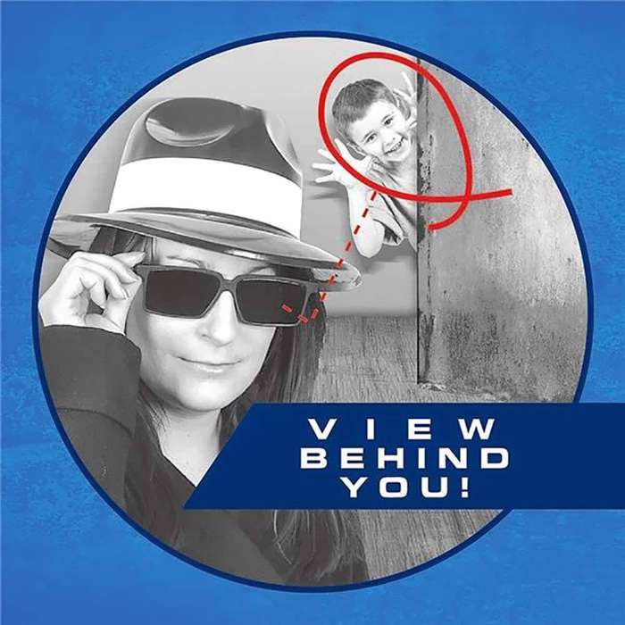 Cool Rear-view Spy Glasses