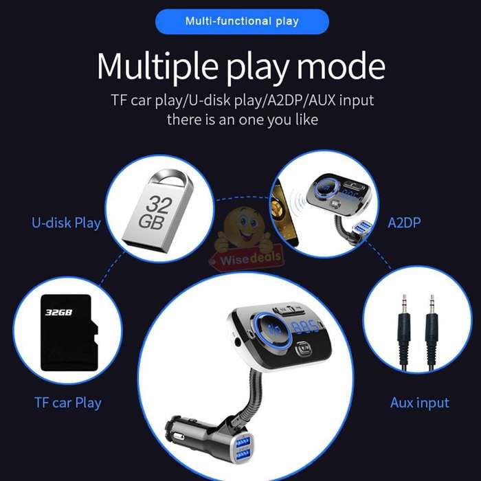 Car FM Bluetooth Transmitter