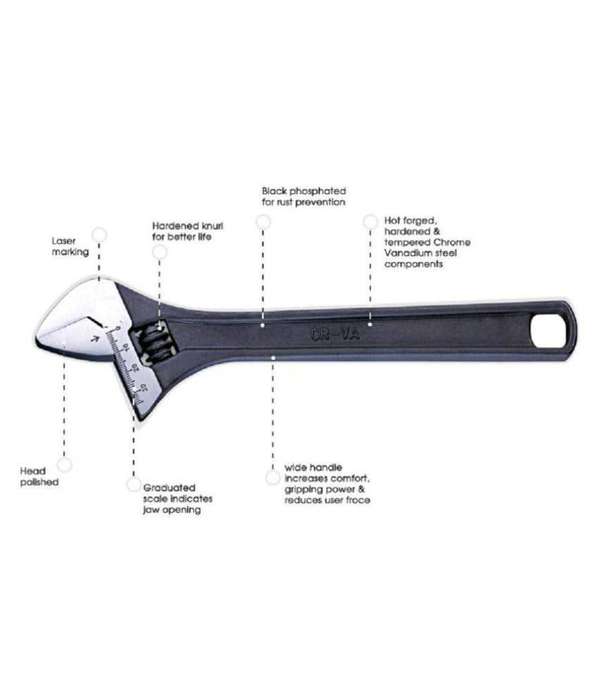 6 150mm Adjustable Wrench